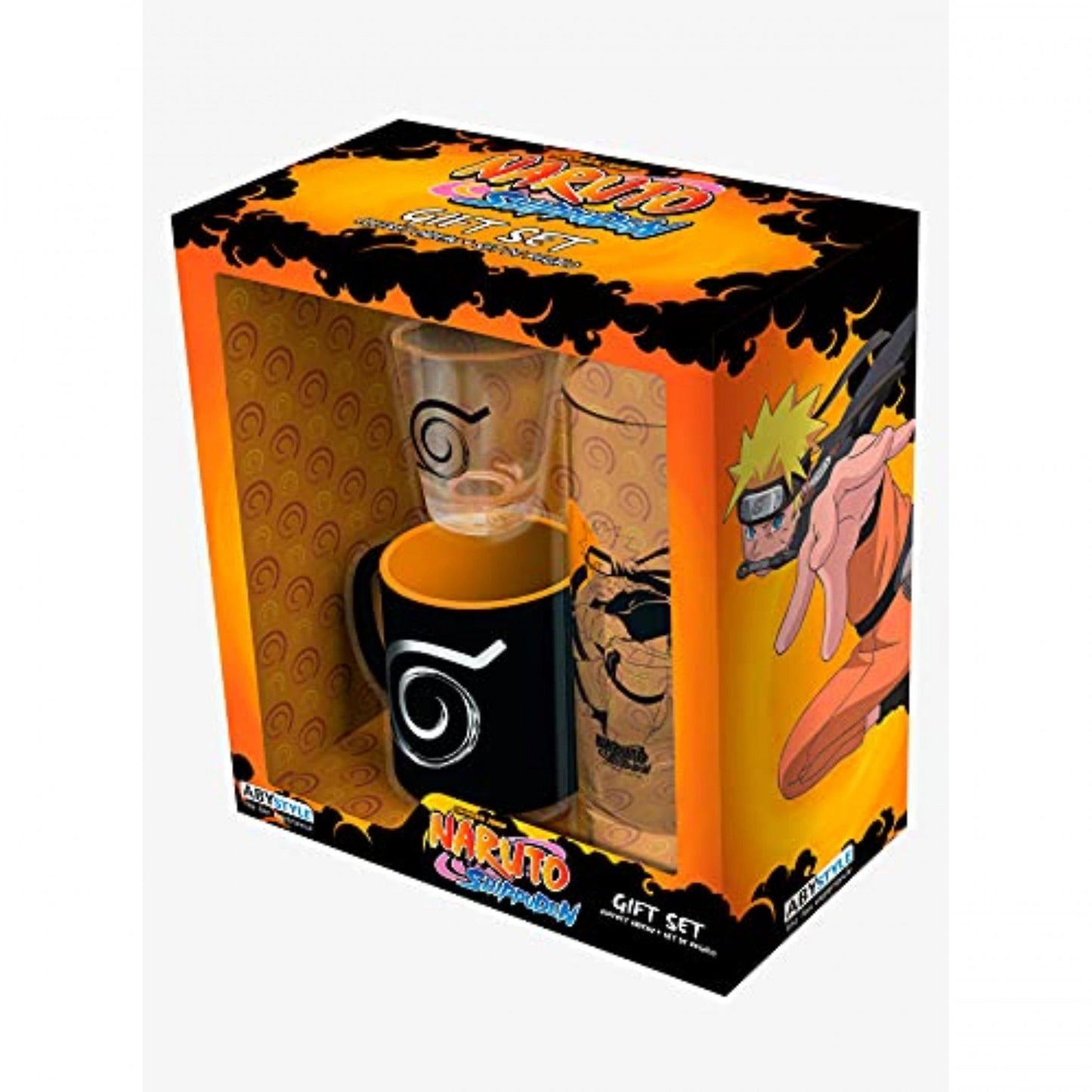NARUTO SHIPPUDEN - Pck Glass + Espresso Mug