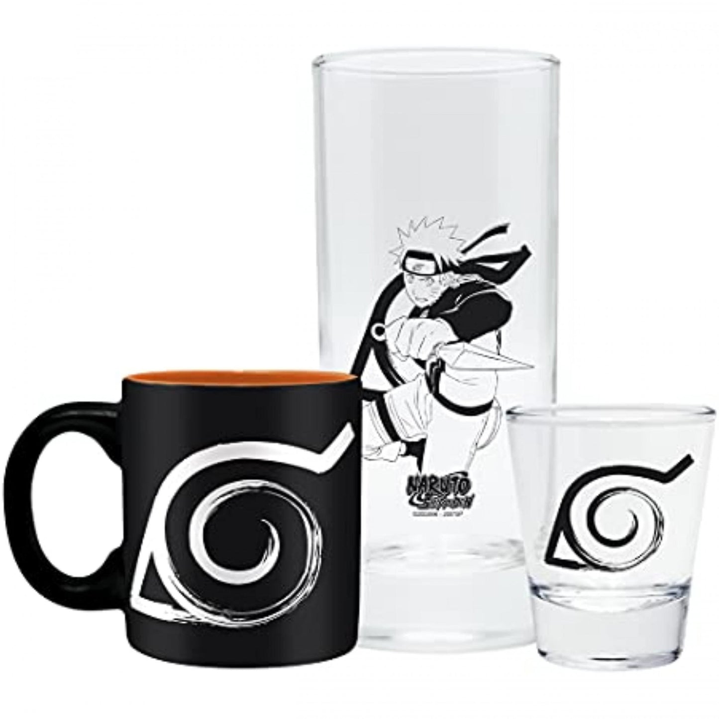 NARUTO SHIPPUDEN - Pck Glass + Espresso Mug