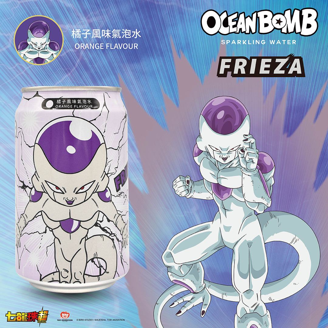 Sparkling Water Orange Flavor - Ocean Bomb