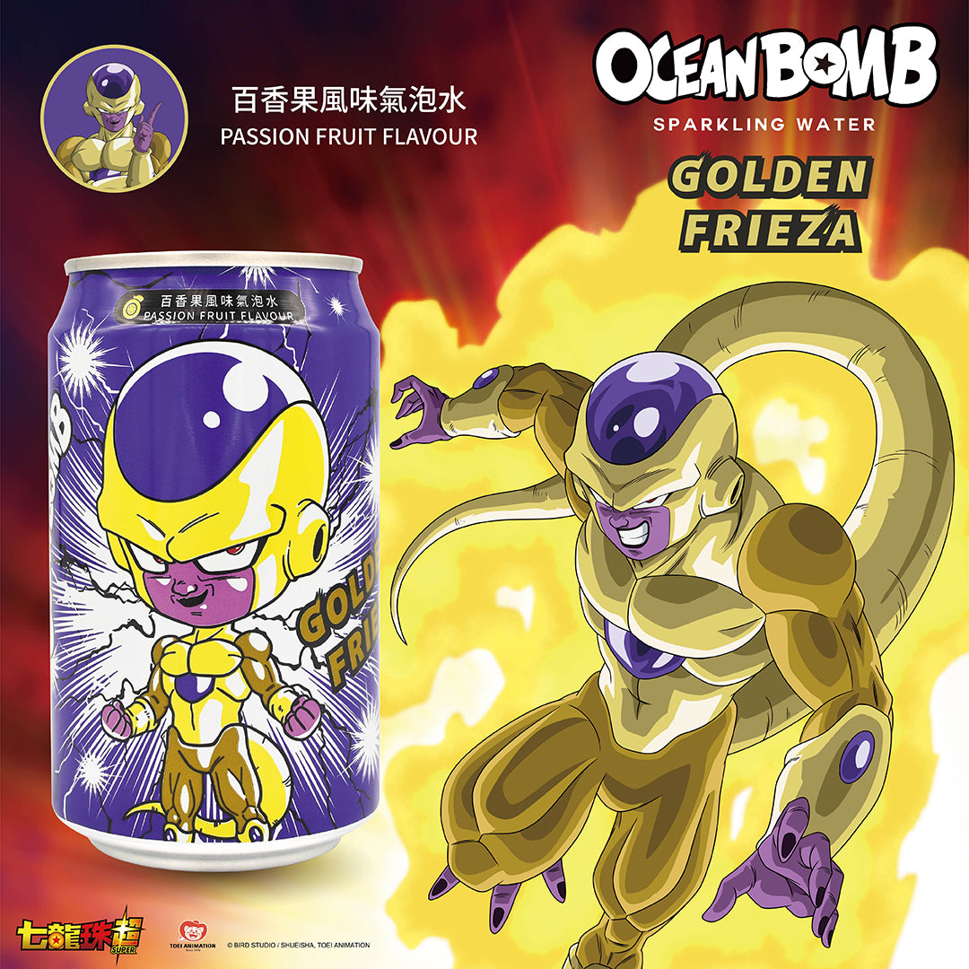 Sparkling Water Passion Fruit Flavor - Ocean Bomb