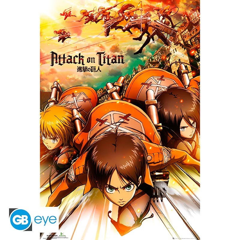 ATTACK ON TITAN - Poster Maxi 91.5x61 - Attack