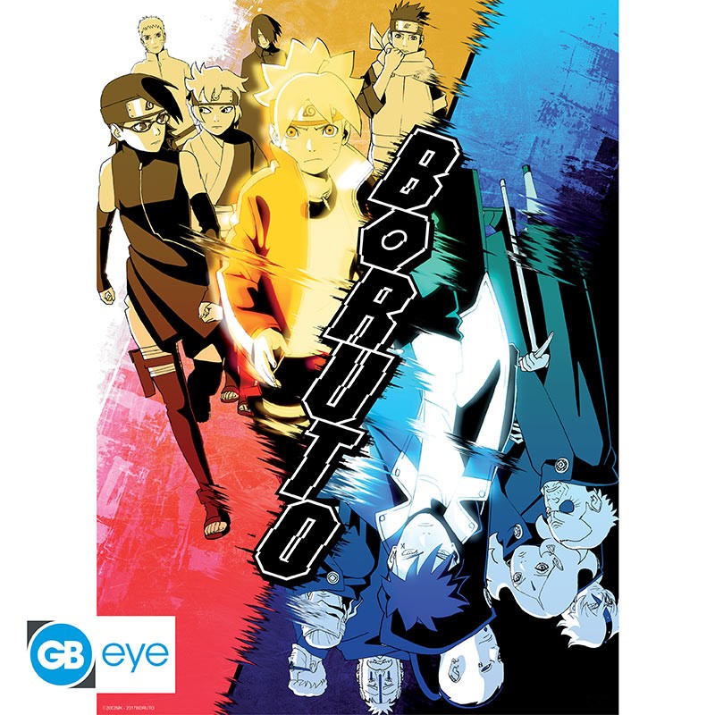 BORUTO Poster Konoha vs. Kara (52x38)