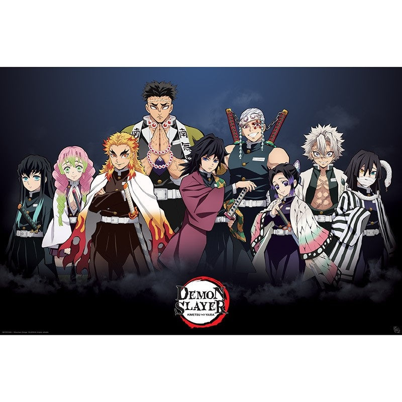 DEMON SLAYER - Poster Maxi 91.5x61 - Pillars