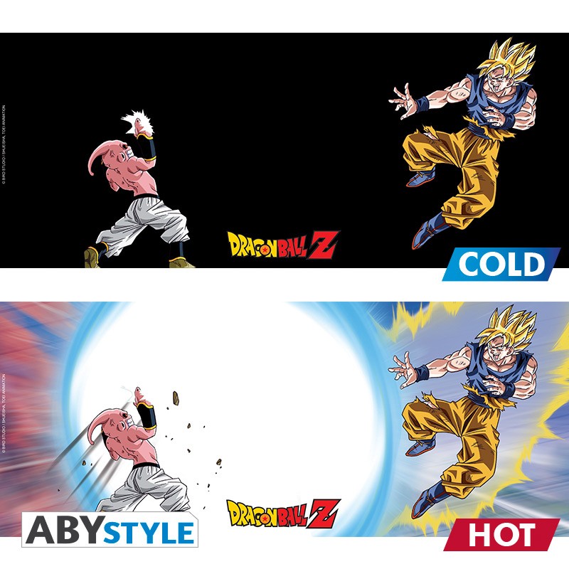 DRAGON BALL - Mug Heat Change - 460 ml - DBZ/ GokuVSBuu-cardboard x2