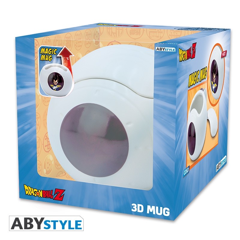 DRAGON BALL Z Heat Change 3D Mug Vegeta Spaceship