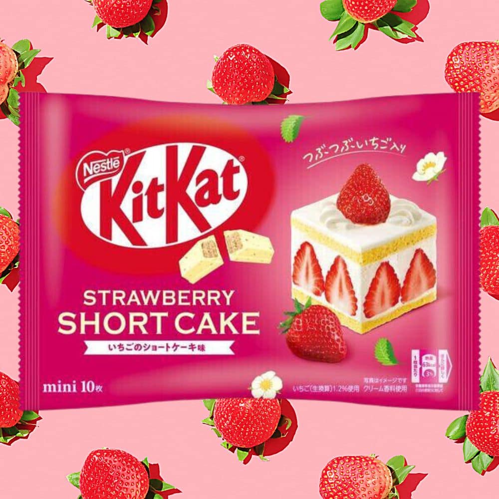Kit Kat Strawberry Short Cake