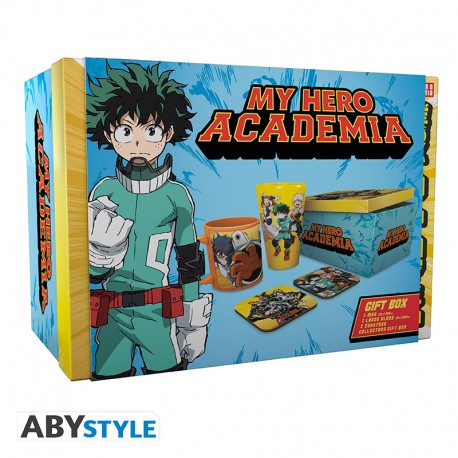 My Hero Academia - Pck Glass XXL + Mug + 2 Coasters