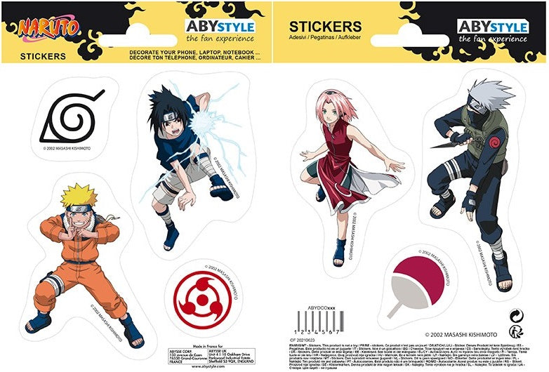 Team 7 Stickers - Naruto