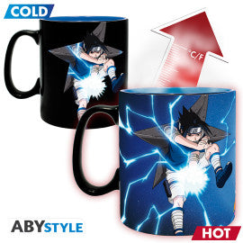 NARUTO Mug Heat Change 460 ml Naruto & Sasuke