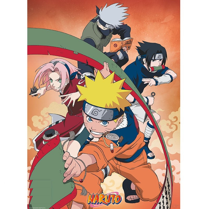 NARUTO - Set 2 Posters Chibi 52x38 - Team 7