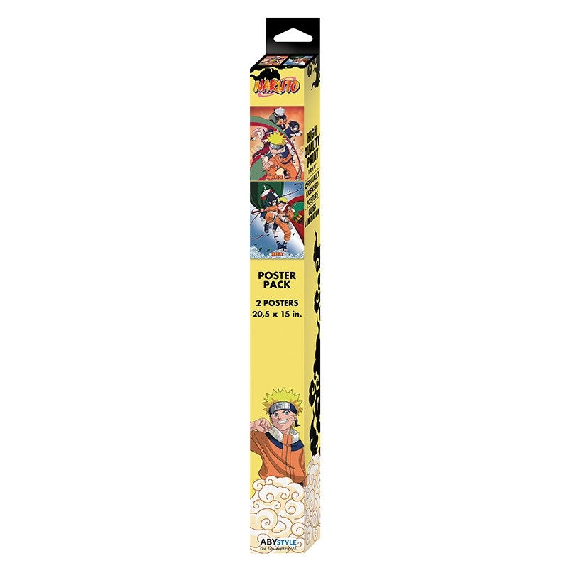 NARUTO - Set 2 Posters Chibi 52x38 - Team 7