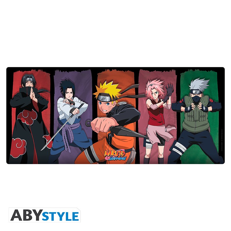 NARUTO SHIPPUDEN Gaming Mousepad XXL Group