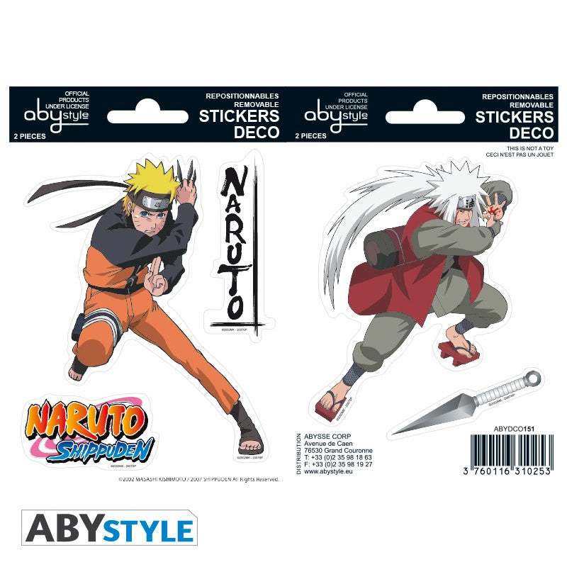 NARUTO SHIPPUDEN Mini Stickers Naruto Jiraiya (16x11cm)