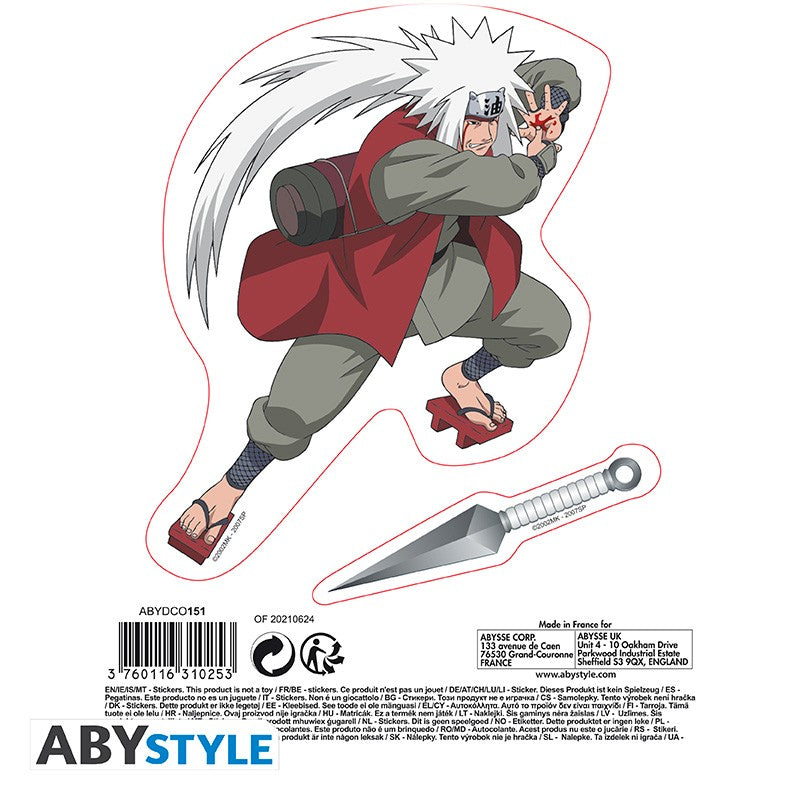 NARUTO SHIPPUDEN Mini Stickers Naruto Jiraiya (16x11cm)