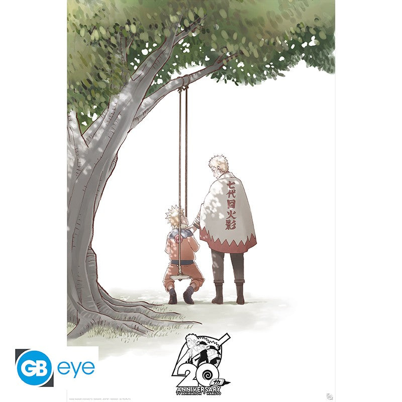 NARUTO SHIPPUDEN - Poster Maxi 91.5x61 - 20 years anniversary