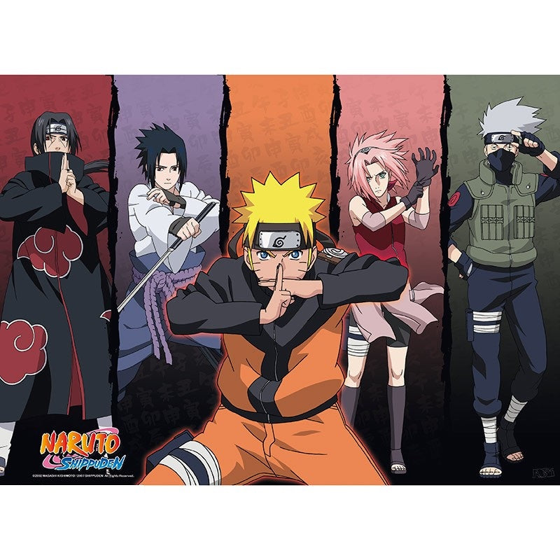 Chibi Poster Set - Naruto Shippuden - 52x38cm