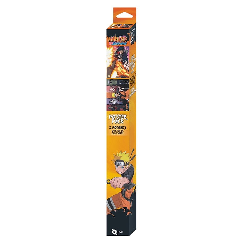 Chibi Poster Set - Naruto Shippuden - 52x38cm