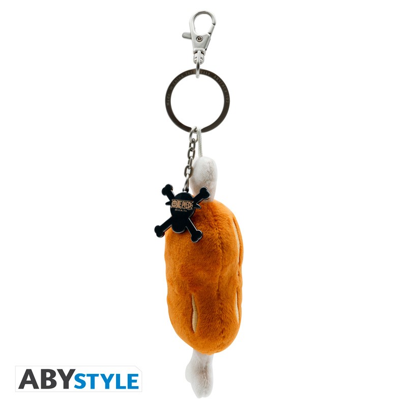 ONE PIECE - Plush Keychain "Meat on a bone" X4
