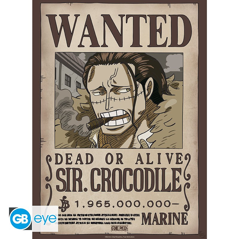 ONE PIECE Poster Wanted Crocodile Wano