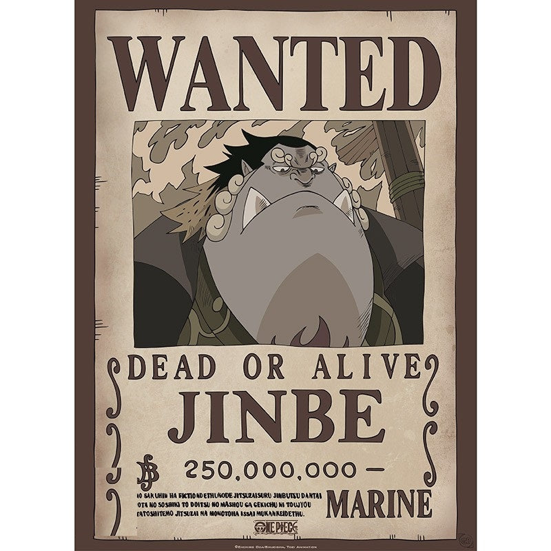 ONE PIECE - Poster Chibi 52x38 - Wanted Jinbe