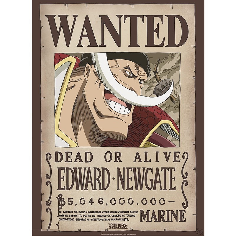 ONE PIECE - Poster Chibi 52x38 - Wanted Whitebeard