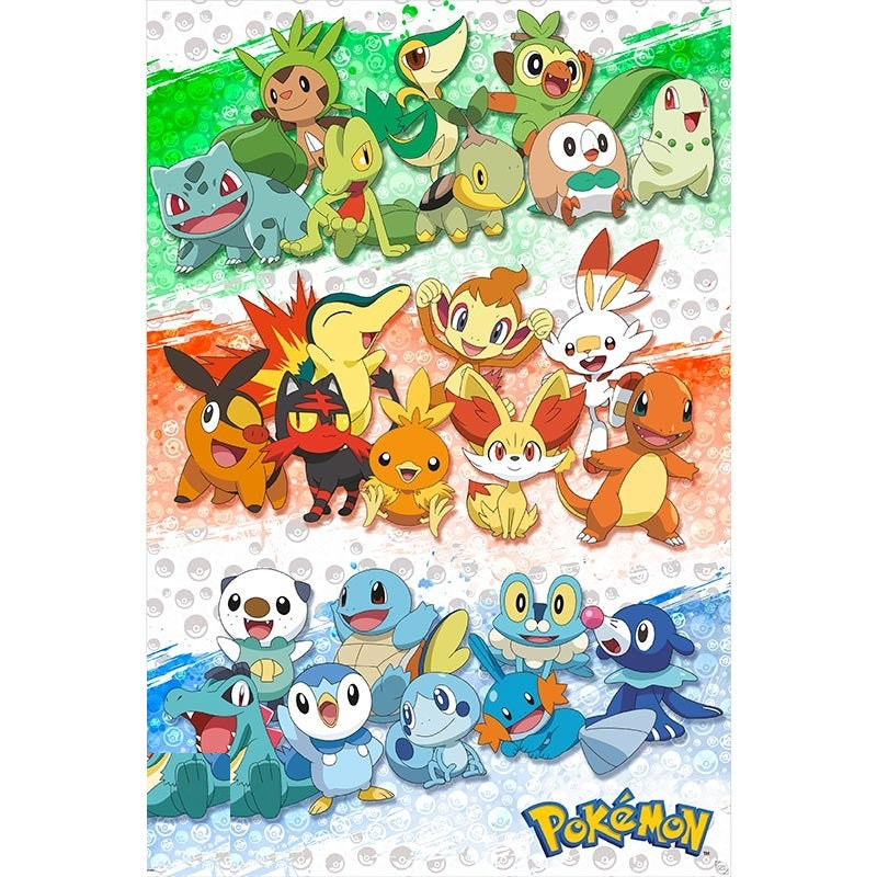 POKEMON - Poster Maxi 91.5x61 - First Partners