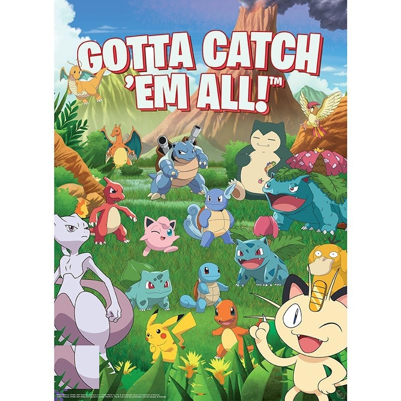 POKEMON - Set 2 Posters Chibi 52x38 - Environments