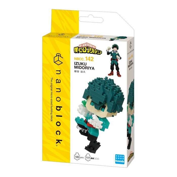 New Kawada NBCC-142 Nanoblock IZUKU MIDORIYA Building Kit My HERO Academia