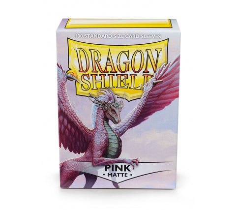 Dragon Shield Sleeves Matte Pink (100)