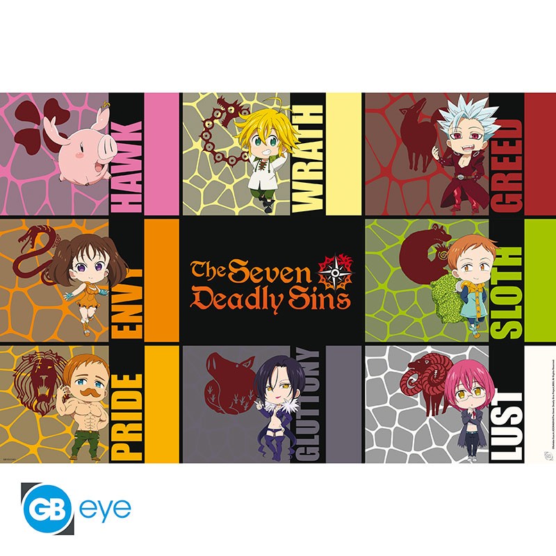 THE SEVEN DEADLY SINS: S3 - Poster Maxi 91.5x61 - Chibi Sins