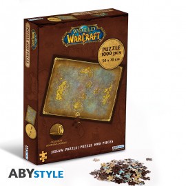 WORLD OF WARCRAFT Puzzle 1000 pieces Azeroth's map
