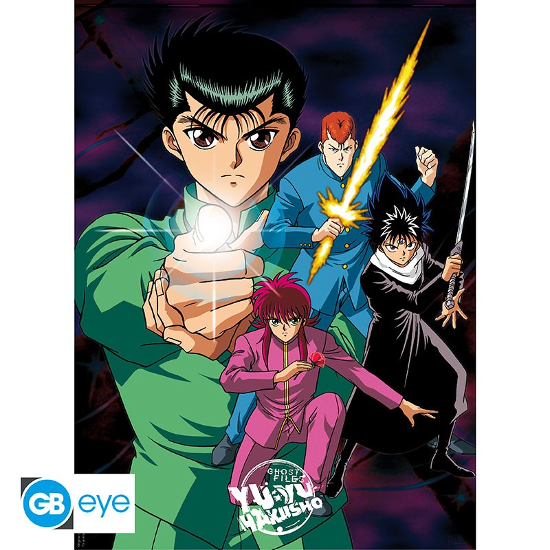 YU YU HAKUSHO Poster Yusuke's group (52x38cm)