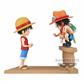 ONE PIECE WORLD COLLECTABLE FIGURE LOG STORIES-MONKEY.D.LUFFY & PORTGAS.D.ACE-