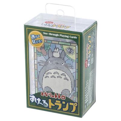 TRANSPARENT PLAYING CARDS TOTORO - MY NEIGHBOR TOTORO