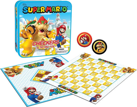Super Mario Checkers -Tic Tac Toe-