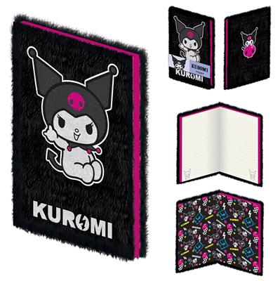 Kuromi (Rock Out) A5 Plush Notebook Casebound