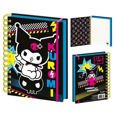 Kuromi (Punk Vibes) A5 Wiro Notebook