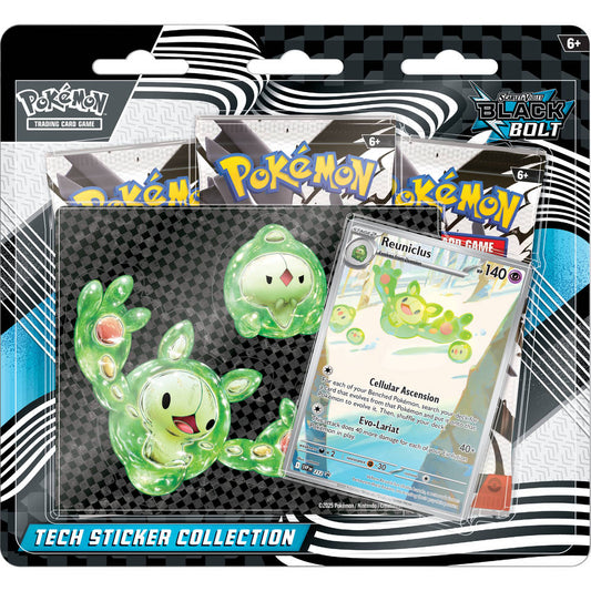 Pokémon TCG Scarlet & Violet Black Bolt Tech Sticker Collection