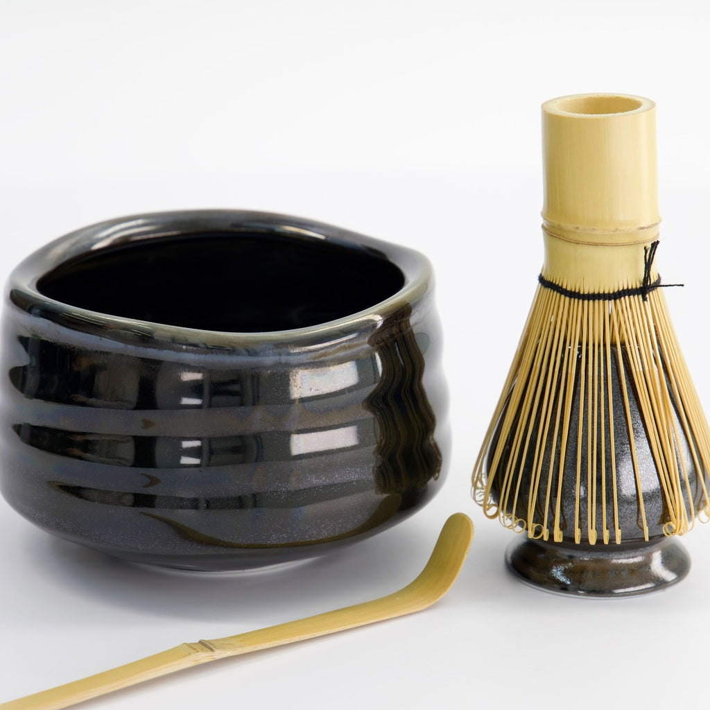 TOKYO DESIGN STUDIO - Matcha Giftset 11x8cm 4pcs dark