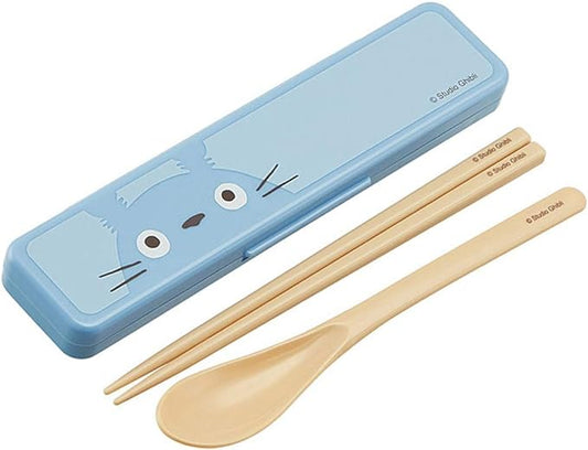 Totoro face cutlery set