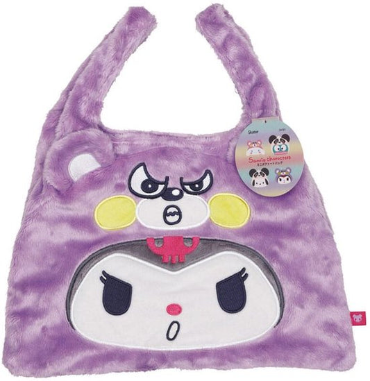 Sanrio - Mini Fur Tote bag - Kuromi