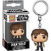 Star Wars Classic Han Solo 2 Inches Funko Pocket Pop! Vinyl Keychain Accessory