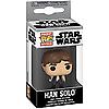 Star Wars Classic Han Solo 2 Inches Funko Pocket Pop! Vinyl Keychain Accessory