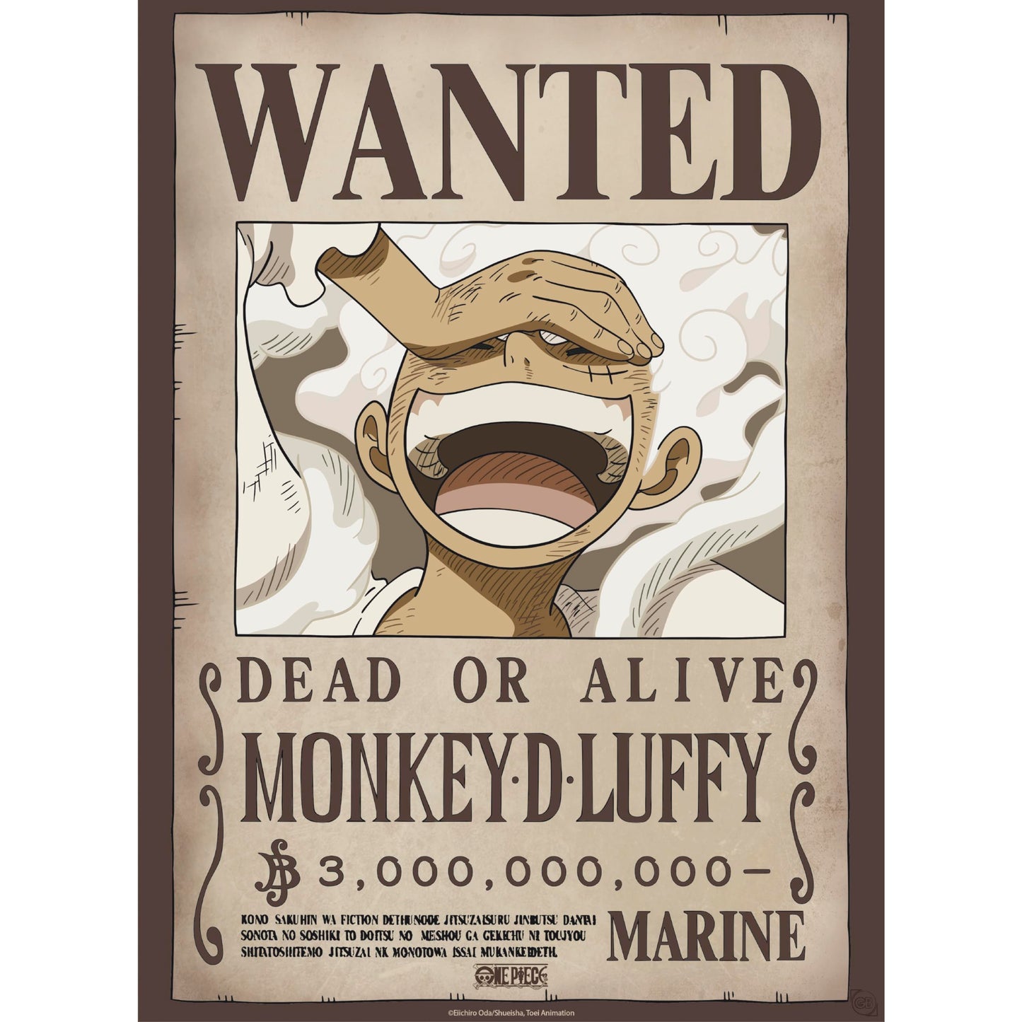 ONE PIECE - Poster Maxi 91.5x61 - Wanted Luffy Wano