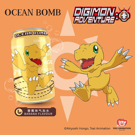 Sparkling Water - Banana Flavour - Ocean Bomb