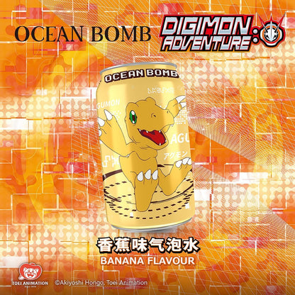 Sparkling Water - Banana Flavour - Ocean Bomb