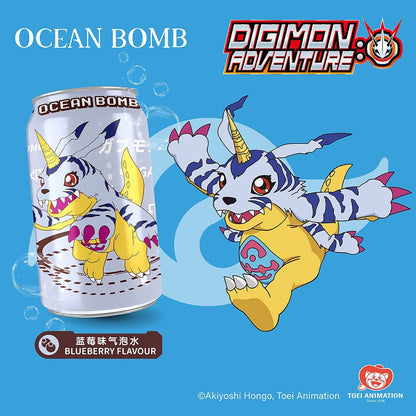 Sparkling Water - Blueberry Flavour - Ocean Bomb