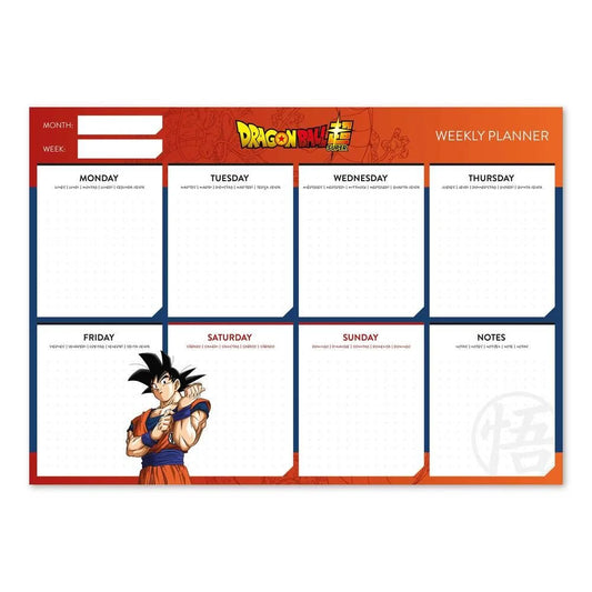 DRAGON BALL Z - Weekly Planner - A4 Bloc Note