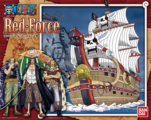 Red Force Large Version One Piece Model Kit Shanks Red Ship