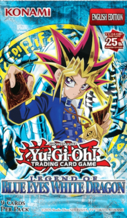 Yu-Gi-Oh Legend of Blue-Eyes White Dragon 25th Anniversary Reprint Booster Pack